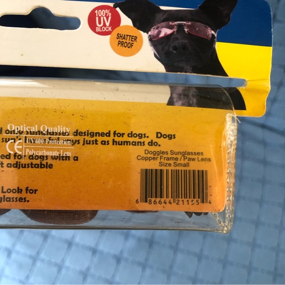 K9 Optix - sunglasses for dogs . NOS - SMALL - copper frames - Picture 4 of 8